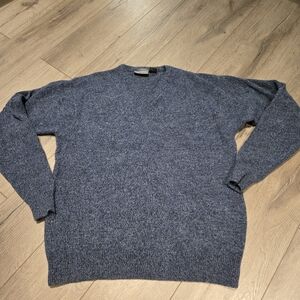 Vintage Vanderbilt Classic Blue Crewneck Sweater for Men